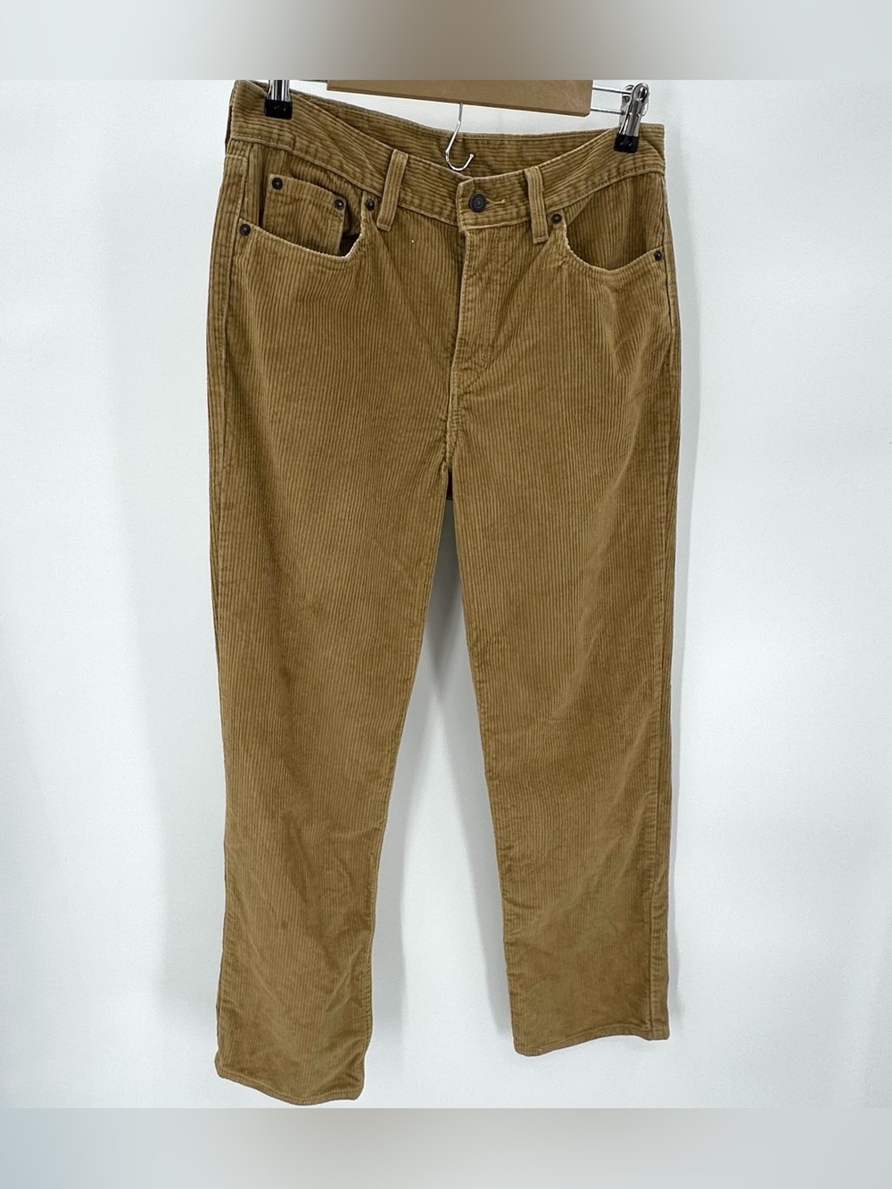 Levi’s Pants Men’s 29x30 Tan Brown Corduroy Cotton Classic Academia Irregular